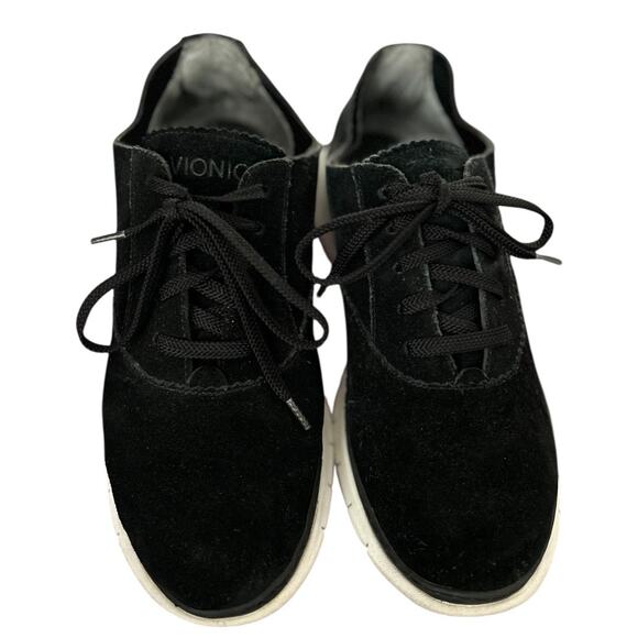 Vionic 355 Taylor Walking Shoe Women's 8 Suede Sneaker Orthotic Arch Support - Picture 2 of 6